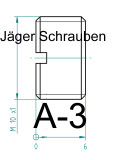 Titan (Ti6Al4V) - brake pad pin nature